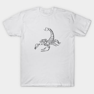 Scorpion Line Art T-Shirt